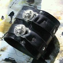 Custom for CHRISTINE - Unisex Leather Steampunk Wrist Wallet Cuff for Men, Women, Bikers or Travelers - Made To Order
