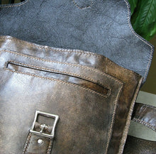 Women's Brown Leather Handbag Lined Hand Stitched Bag Purse - Danica