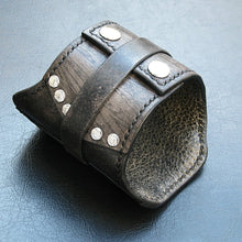 card wallet cuff with secret pocket in gray by sewlutionsbyamo