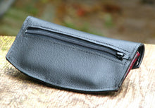 Women's Leather Zipper Wallet Purse - iphone case - Baroque Steampunk - MADE to ORDER