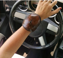 Worst Vegan Ever Wrist Wallet Cuff by Sewlutionsbyamo shown on the go